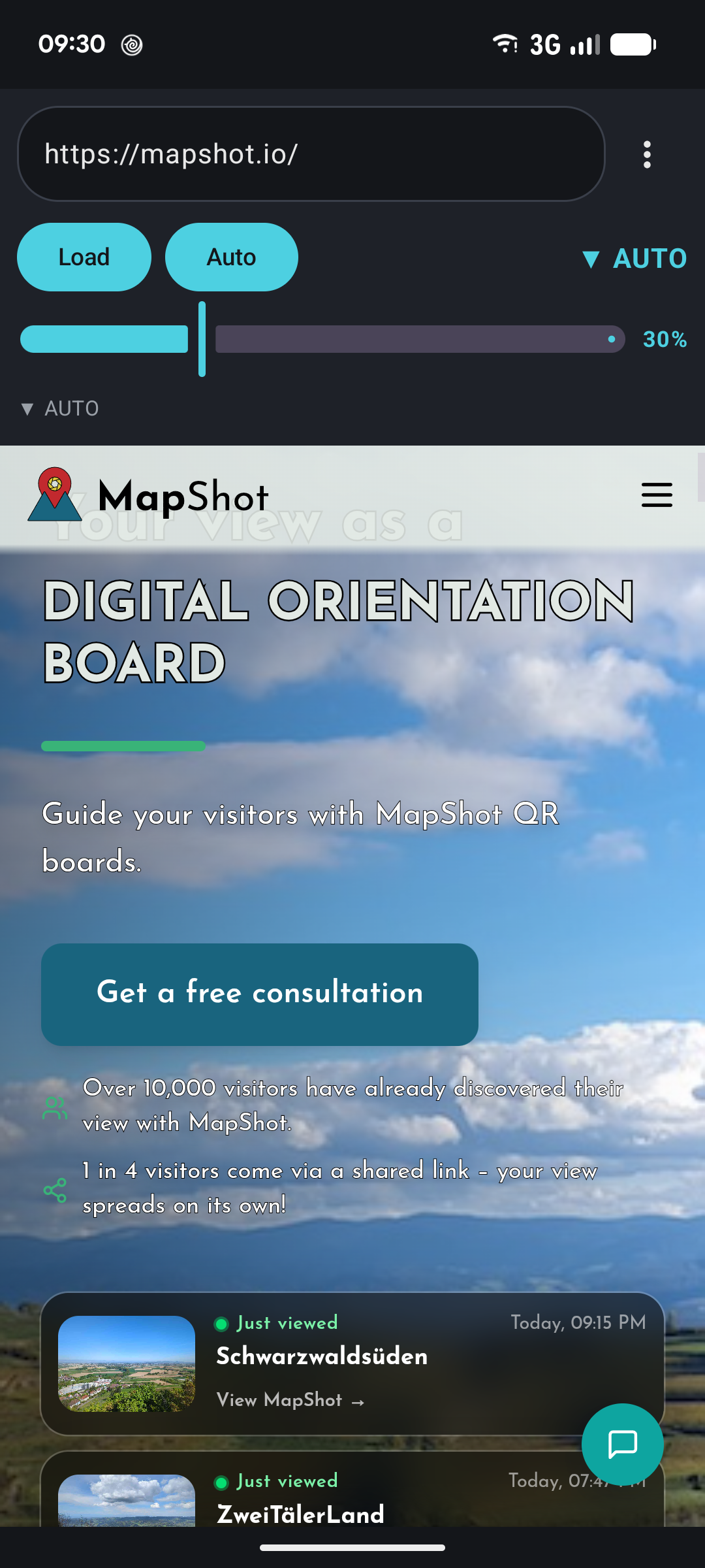 Auto-scroll mode